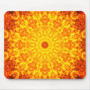 Golden Kaleidoscopy Mousepad
