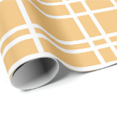 Golden Kariert Harmony Geschenkpapier (Rolleneckpunkt)