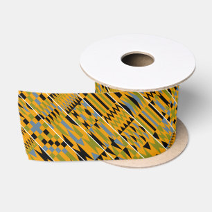 Golden Kente Satinband