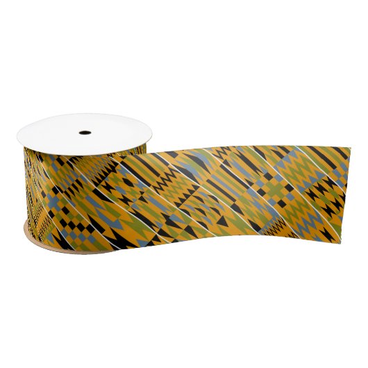 Golden Kente Satinband (Spule)
