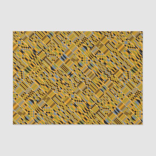 Golden Kente Tissue Paper Seidenpapier (Vorderseite)
