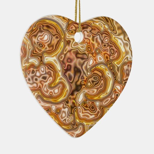 GOLDEN KERAMIKORNAMENT (Rechts)