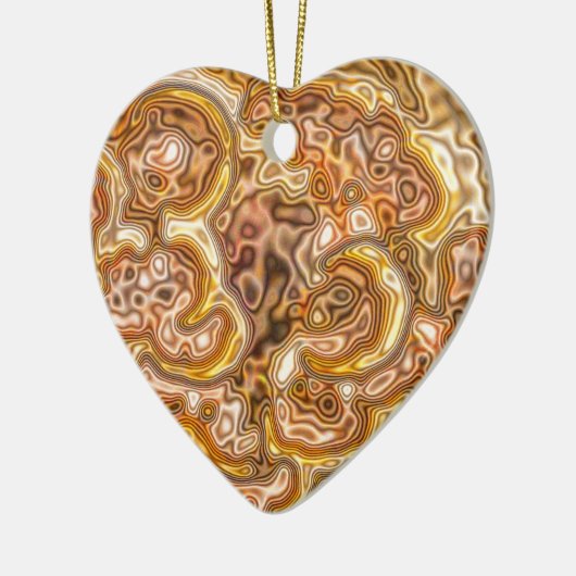 GOLDEN KERAMIKORNAMENT (Links)