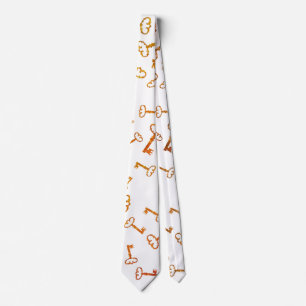 Golden Keys Vintag Keys Krawatte