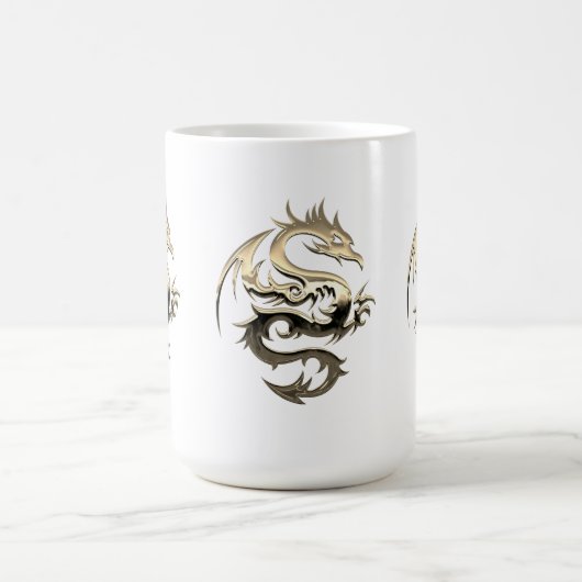 Golden King Dragon Kaffeetasse (Mittel)