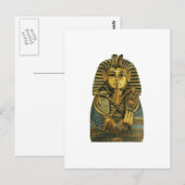 Golden King Tut Postkarte (Vorne/Hinten)