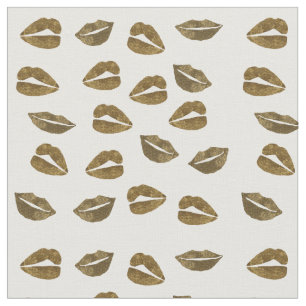 Golden Kiss Merry Custom Fabric Stoff