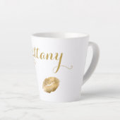 Golden Kisses extravagantes Drehbuch Milchtasse (Rechte Ecke)