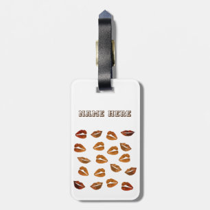 Golden Kisses Luggae Tags Gepäckanhänger