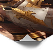 Golden Knight Poster (Ecke)