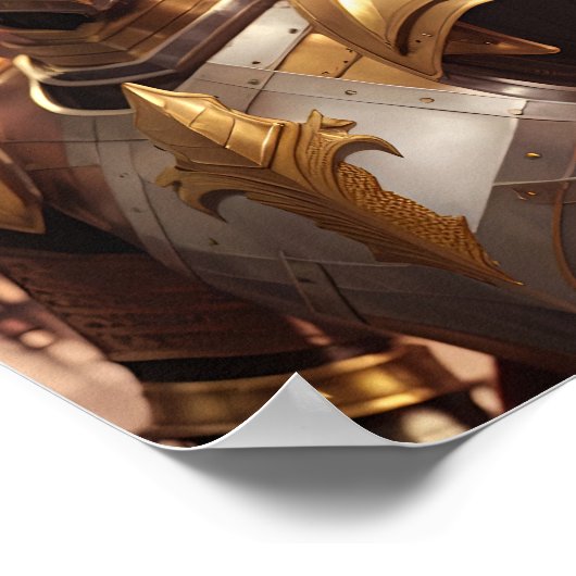Golden Knight Poster (Ecke)