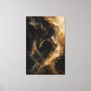 Golden Koi Essence Limitierte Edition Canvas Dru Leinwanddruck