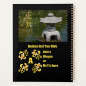 Golden Koi Foto Planer (Rückseite)