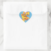 Golden Koi Heart Stickers (Tasche)