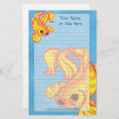 Golden Koi Stationery (Vorne/Hinten)
