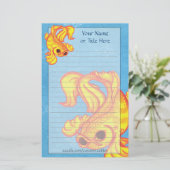 Golden Koi Stationery (Stehend Vorderseite)