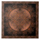 Golden Kupfer Shimmer Keramik Tile Fliese (Vorderseite)