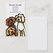 Golden Labradoodles - Business Cards Visitenkarte (Vorne/Hinten)