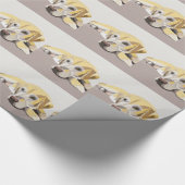 Golden Labrador Geschenkpapier (Ecke)