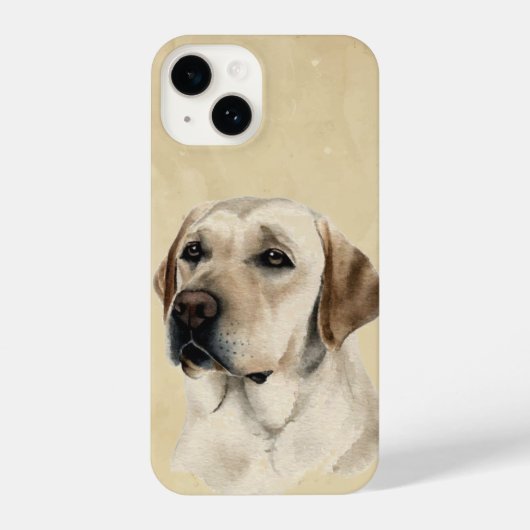 Golden Labrador Hund Tier iPhone Hülle (Rückseite)
