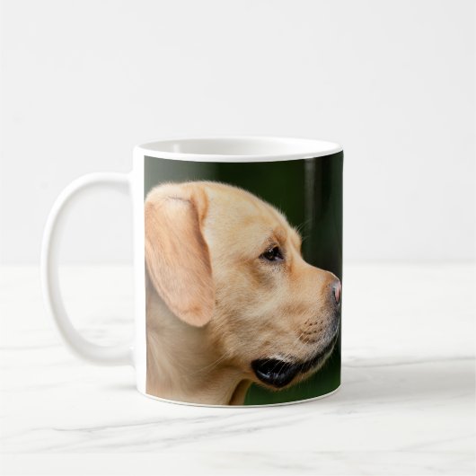 Golden Labrador Hund Welpe Tasse Kaffee Tasse Cup (Links)
