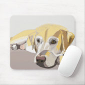 Golden Labrador Mousepad (Mit Mouse)