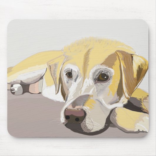 Golden Labrador Mousepad (Vorne)