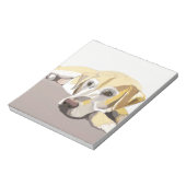 Golden Labrador Notizblock (Rotiert)