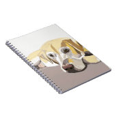 Golden Labrador Notizblock (Rechte Seite)