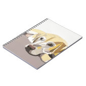 Golden Labrador Notizblock (Linke Seite)