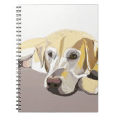 Golden Labrador Notizblock (Vorderseite)