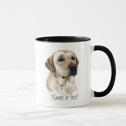 Golden Labrador Pet Custom Tasse (Rechts)