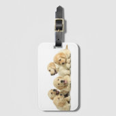 Golden Labrador Puppy Gepäckanhänger (Vorderseite Vertikal)