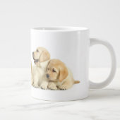 Golden Labrador Puppy Jumbo-Tasse (Rechts)