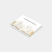 Golden Labrador Puppy Post-it Klebezettel (angewinkelt)