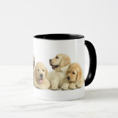 Golden Labrador Puppy Tasse (VorderseiteRechts)