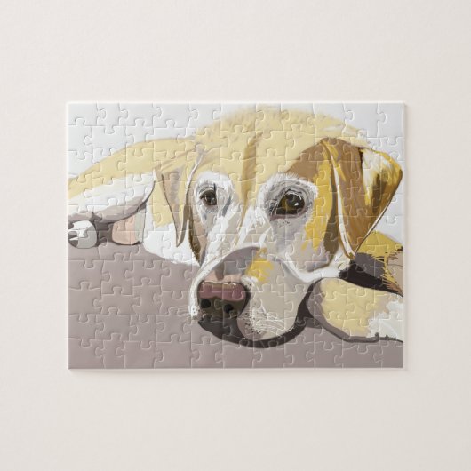 Golden Labrador Puzzle (Horizontal)