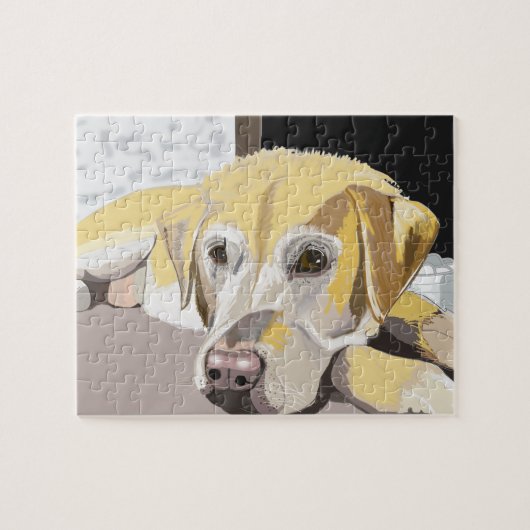 Golden Labrador Puzzle (Horizontal)