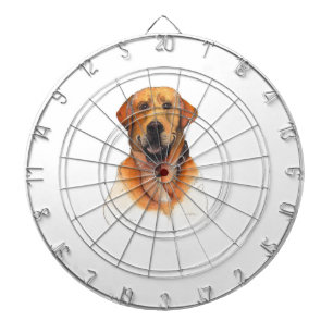Golden Labrador Retriever Dartscheibe