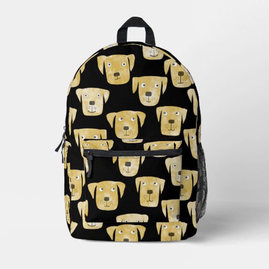Golden Labrador Retriever Dog Bedruckter Rucksack (Vorderseite)