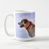 Golden Labrador Retriever Dog-Lover Geschenk Kaffeetasse (Links)