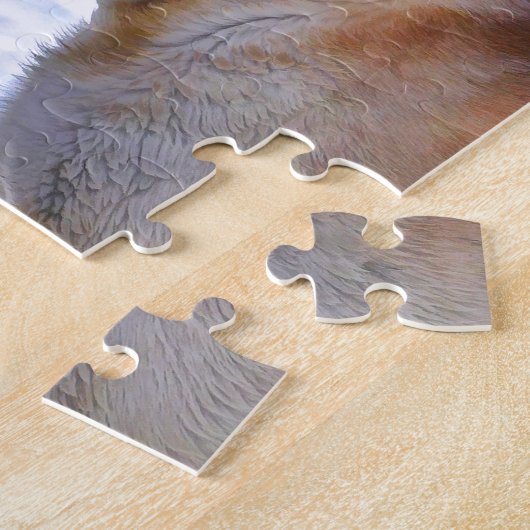 Golden Labrador Retriever Dog-Lover Geschenk Puzzle (Seite)