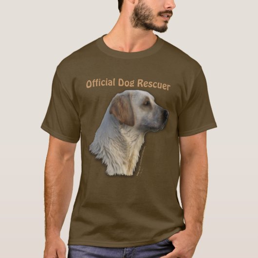 Golden Labrador Retriever Dog-Lover Pet Rescue Des T-Shirt (Vorderseite)