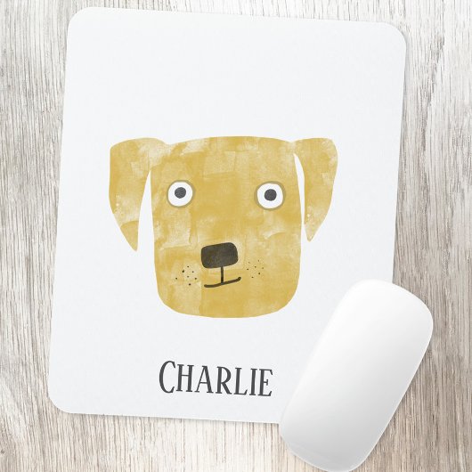 Golden Labrador Retriever Dog Mousepad