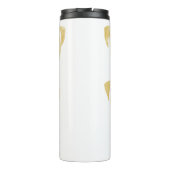 Golden Labrador Retriever Dog Personalisiert Thermosbecher (Rückseite)