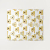 Golden Labrador Retriever Dog Wandteppich (Vorderseite (Horizontal))