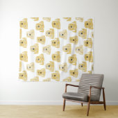 Golden Labrador Retriever Dog Wandteppich (Beispiel (Horizontal))