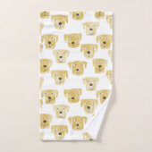 Golden Labrador Retriever Hunde Badhandtuch Set (Handtuch)