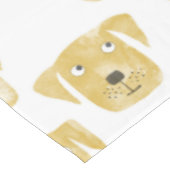 Golden Labrador Retriever Hunde Tischdecke (Schrägansicht)