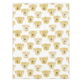 Golden Labrador Retriever Hunde Tischdecke (Vorderseite)
